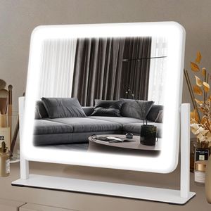 Professional HD 14\" 12\" LED Makeup <b>Mirror</b> with Smart Touch 3 Color Lighting Dimmable <b>Vanity</b> <b>Mirror</b> <b>Lights</b> 3 - Product Image 2