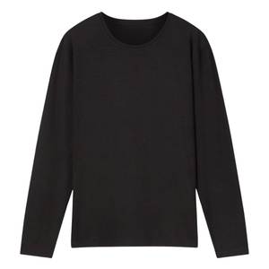 T-shirt en coton à manches longues, streetwear pour homme, respirant, décontracté, coupe ample, fabricant OEM - Product Image 2