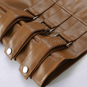 Chaleco de Cuero para Hombre, Nuevo Modelo, a la Moda, Resistente al Viento, Venta Caliente - Product Image 6