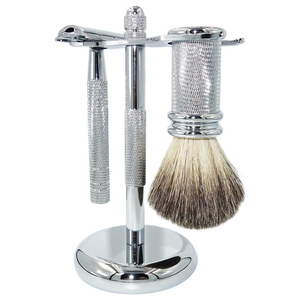 Support de rasoir et de brosse à raser en acier inoxydable durable de haute qualité pour hommes, pour rasage humide, OEM ODM - Product Image 1