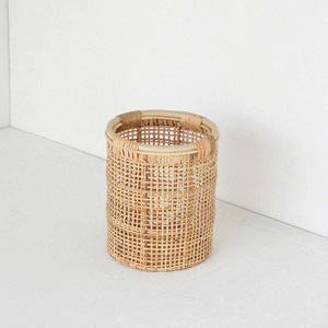 Garden Pots & <b>Planters</b> Natural Rattan Cane Plant Pots Hand-woven Elegant Rattan <b>Planters</b> <b>for</b> Home Decor - Product Image 2