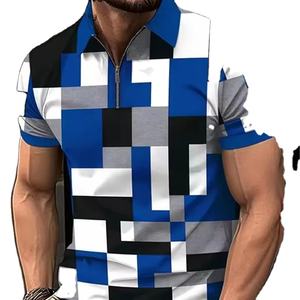 Camisetas Polos gráficas para hombre, camiseta POLO informal con estampado 3D de manga corta de verano 2025, camisetas cómodas de talla grande 6XL - Product Image 2
