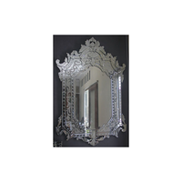 Miroir mural baroque vénitien de luxe antique |   Miroir en verre avec cadre orné artisanal pour la décoration intérieure de la maison et des hôtels