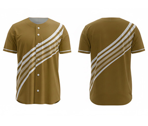Camisetas de Béisbol Sublimadas a la Moda – Ropa Deportiva Profesional para Equipos con Logotipo y Números Personalizados |   Base de Poliéster Transpirable - Product Image 5
