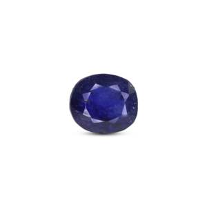 Loose 5.5 Carat Handcrafted Royal Blue Sapphire Gemstone for Fine Jewelry - Product Image 1