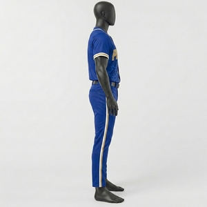 Vêtements de sport personnalisés professionnels avec impression par sublimation intégrale, tissu polyester respirant pour l'identité d'équipe, baseball - Product Image 4