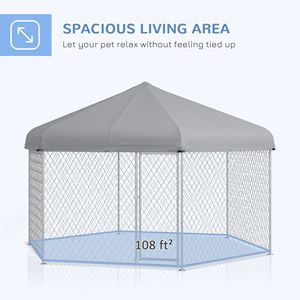 Cuccia di Lusso per Cani di Taglia Grande XL e XXL, Materiali in Metallo e Legno, Motivo Animale, Casetta per Animali di Piccola e Grande Taglia - Product Image 5