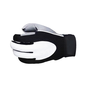 Guantes de Béisbol Personalizables 2026 de Cuero PU Blanco y Negro para Adultos, Uso en Infield, Tallas Personalizadas, Ligeros, Antideslizantes, para Exteriores - Product Image 3