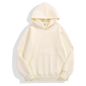 Sweat-shirt à capuche en molleton 100% coton épais, brodé, chaud, avec logo personnalisé pour hommes et femmes, automne - Product Image 6