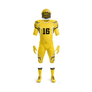 Uniformes de football américain personnalisables de qualité supérieure, ensembles unisexes, shorts d'été, haute qualité, 100% polyester respirant, imprimés - Product Image 2
