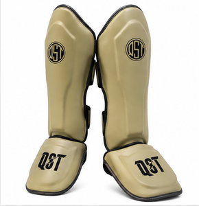 Protège-tibias de boxe en cuir PU rembourrés, réglables et légers, pour la protection des jambes et des voûtes plantaires, idéaux pour le MMA (vente en gros) - Product Image 6