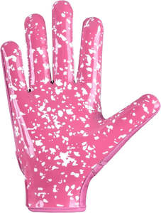 Guantes de Fútbol Americano Personalizados para Jóvenes y Adultos, Color Rosa, Agarre Super Adherente de Látex, Ultra-Grip, Impermeables, con Pantalla Táctil - Product Image 6