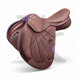 Silla de montar inglesa de cuero genuino de primera calidad, suave, cómoda y duradera, productos de carreras de caballos ingleses de la India. - Product Image 4