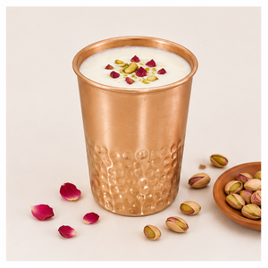 Vaso de Cobre Puro Martillado para Beneficios Ayurvédicos para la Salud, Taza Metálica Ecológica para Agua y Jugos - Product Image 5