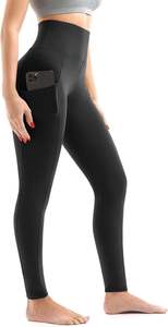 Leggings de sport pour femmes avec poches pour téléphone, pantalons de yoga taille haute pour la gym, le fitness et l'entraînement, étiquette privée, fourniture OEM - Product Image 2