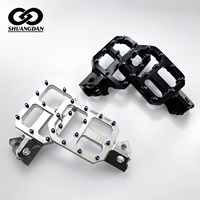 Repose-pieds en aluminium CNC SD, 62 mm de large, anodisés bleus, antidérapants, Sur Ron Light Bee X Talaria XXX MX3 MX4