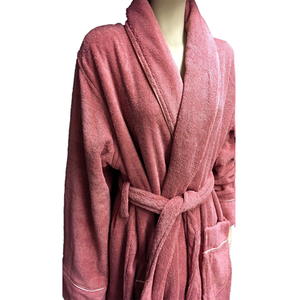 Peignoir de bain pour femme en tissu éponge 100 % coton épais, respirant et écologique, personnalisable, vente en gros - Product Image 6