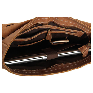 Genuine <b>Leather</b> Laptop Bag <b>Briefcase</b> with Premium Finish for Business & Office Use - Product Image 6