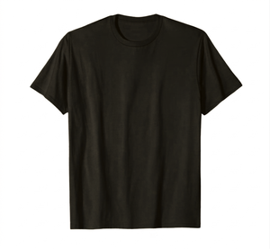 T-shirt pour homme en coton rouge, col rond, coupe classique, manches courtes, couleur unie, jersey décontracté, style col rond - Product Image 2