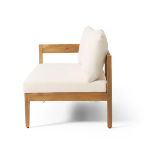 Luxury Three Seater Sofa Outdoor Patio Sofa Set with Teak Wooden Frame Material and Durable For Home Furniture Decoration - Product Image 5