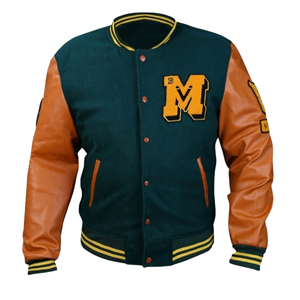 High Quality ODM OEM Customized Breathable Varsity <b>Jacket</b> Chenille Logo Embroidery Wool Body <b>Leather</b> Sleeves Premium Outerwear - Product Image 2