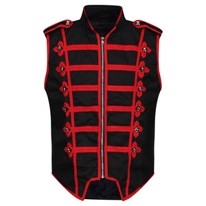 Chaleco Gótico Steampunk para Hombre - Chaleco sin Mangas para Banda de Marcha y Bateristas, Alta Calidad 2026 - Product Image 1