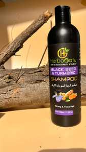 Champú de Semillas Negras y Cúrcuma, Fórmula Herbal para el Cuidado del Cabello, Limpieza Suave, Nutritivo, Texturizante, Lavado Diario, Belleza OEM - Product Image 3