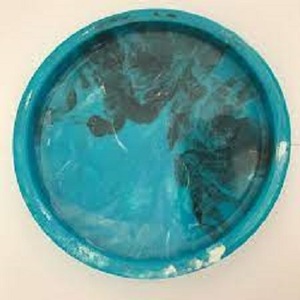 Ensemble de 3 bols à bijoux ovales en résine colorée, thème galaxie et plage, plat décoratif pour bibelots, présentoir à parfums, décoration de chambre - Product Image 3