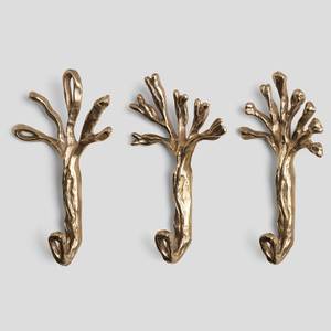 Juego de 4 Ganchos de Pared Náuticos Vintage, Diseño de Doble Gancho de Aluminio, Decoración Ecológica con Forma de Langosta, Coral, Ancla y Concha para Baño y Cocina - Product Image 6