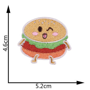Prix d'usine, vente en gros, patchs brodés personnalisés thermocollants, badge fraise, patch en tissu brodé 3D en forme de fruit pour chapeaux et sacs - Product Image 1