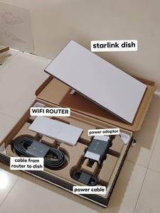 ชุดอุปกรณ์อินเทอร์เน็ตผ่านดาวเทียม Starlink Gen V4 ระดับมืออาชีพ พร้อมเราเตอร์ WiFi จานรับสัญญาณความเร็วสูง อุปกรณ์บรอดแบนด์ - Product Image 4