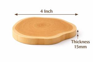 Sous-verres en bois personnalisés de haute qualité pour hôtels, complexes hôteliers et restaurants, avec option de promotion de marque, disponibles à bon prix - Product Image 2