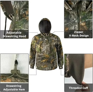 Sudadera con Capucha de Camuflaje para Hombre, Ropa Deportiva de Camuflaje, Sudadera Informal de Camuflaje - Product Image 4
