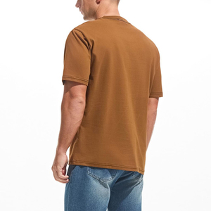 อีโวส์ สปอร์ตแวร์ อินดัสทรีส์ เสื้อยืดผู้ชายคุณภาพสูง ผ้าฝ้าย 100% ทรงหลวม แขนสั้น ออกแบบเองได้ พิมพ์ลายได้ หรูหรา - Product Image 3