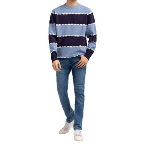 Vêtements en tricot personnalisés décontractés, pull pour homme, 100% coton tricoté, pull à col rond, manches longues, pulls pour homme - Product Image 3