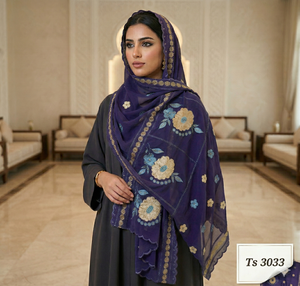 ผ้าคลุมศีรษะชีฟองลายดอกไม้ปักลายเพชรแบบแอฟริกัน ขายส่ง 12 ชิ้น ผ้าพันคอยาวสำหรับผู้หญิงมุสลิม ผ้าคลุมไหล่ระบายอากาศได้ดีสำหรับใส่ในชีวิตประจำวันช่วงฤดูร้อน - Product Image 4