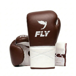 ถุงมือชกมวย Fly Pro X หนังแท้แบบผูกเชือก สำหรับผู้ใหญ่ ดีไซน์ระบายอากาศได้ดี - Product Image 5