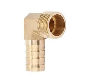 Codo giratorio de latón resistente a la corrosión para tuberías de baja presión, con rosca macho de 90 grados y conexión de manguera de 3/4 pulgadas para fontanería - Product Image 2
