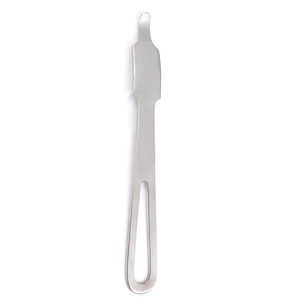 Retractor de Rodilla con Palanca Ósea Curva de 180 Grados, Punta Cónica de 10.12 Pulgadas, Ancho de 4 mm, Palanca Ósea Hohmann, Instrumento para Cirugía Ósea - Product Image 2