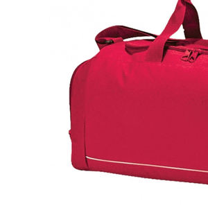 New Arrival 2026 Red Polyester Gym <b>Duffel</b> <b>Bag</b> 30-<b>40L</b> Unisex Casual Sport Travel Zipper Closure Soft Handle Eco-Friendly - Product Image 3