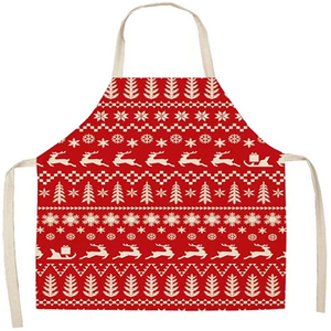 ผ้ากันเปื้อนคริสมาสต์ที่สามารถปรับแต่งได้พิมพ์ลายผ้า2024 USA - Product Image 1