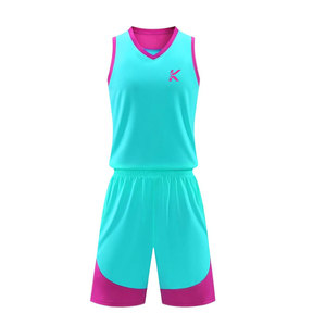Uniformes de basket-ball respirants en polyester 100% de haute qualité, style tendance, pour adultes, grandes tailles, couleur personnalisée, vente d'usine - Product Image 1