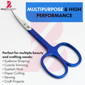 Tijeras para Uñas de Acero Inoxidable con Recubrimiento Azul, para Zurdos, Buena Calidad, Mejor Vendedor, Precio de Fábrica, OEM - Product Image 6