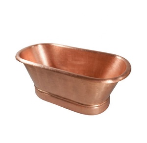 <b>Bath</b> Shape Full Size Antique Unique Designer Oval Shaped Heavy Bathtub Handmade Double Wall Wholesale Manufacturer Factory - Product Image 2