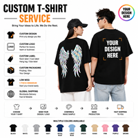 T-shirt personnalisé réfléchissant avec ailes d'ange pour homme, tee-shirt streetwear surdimensionné, impression holographique au dos, taille plus