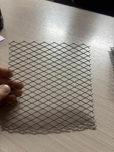 Durable industrial galvanized perforated metal <b>sheet</b> diamond hole <b>mesh</b> roll for heavy duty fencing safety partition - Product Image 3