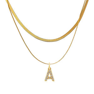 Hot Selling Genuine Gold Plated Cold Wind Chain <b>Necklace</b> <b>Fine</b> Cross-Border <b>Pendant</b> Neck Chain with Collarbone Design - Product Image 5