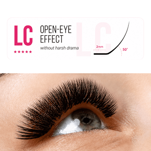 Extensions de cils Charmlash Classic Volume, cils LB Curl, extensions de cils en gros, personnalisables, classiques, différentes longueurs - Product Image 1