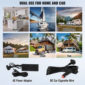 Frigorifero Portatile per Auto 9L Monozona 12V DC con Range Regolabile, Spina EU Tipo 100 per 4-68F - Product Image 2