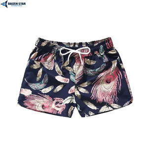 กางเกงว่ายน้ำคุณภาพสูง เป็นมิตรกับสิ่งแวดล้อม ระบายอากาศได้ดี ผลิตจากโพลีเอสเตอร์ 100% น้ำหนักเบา แห้งเร็ว มีเชือกผูกเอว เหมาะสำหรับใส่ชายหาดในช่วงฤดูร้อน - Product Image 5